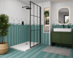 Aqua Bloom Bathroom